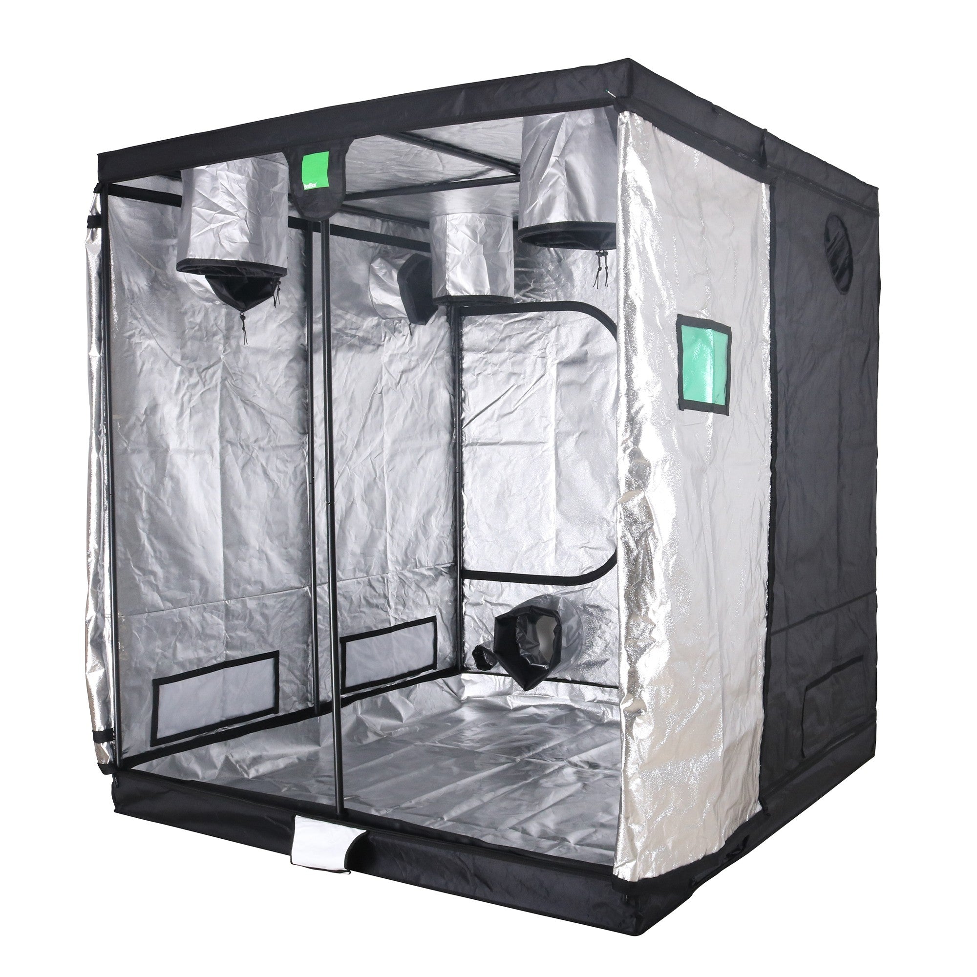 BudBox PRO TITAN 1-HL Tent 2.0m x 2.0 x 2.2 Silver/White