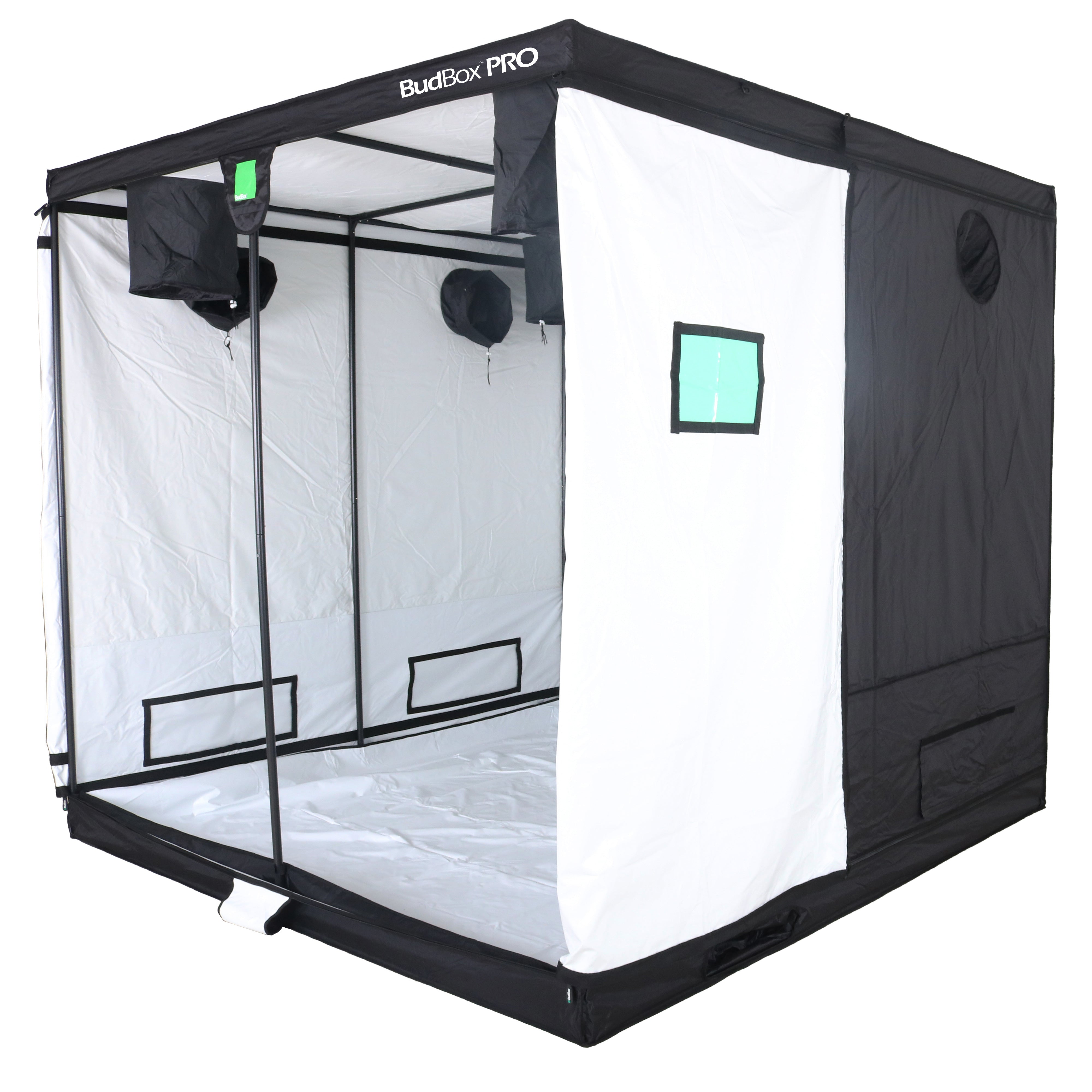BudBox PRO TITAN 1 Plus-HL Tent 2.4m x 2.4m x 2.0m Silver/White
