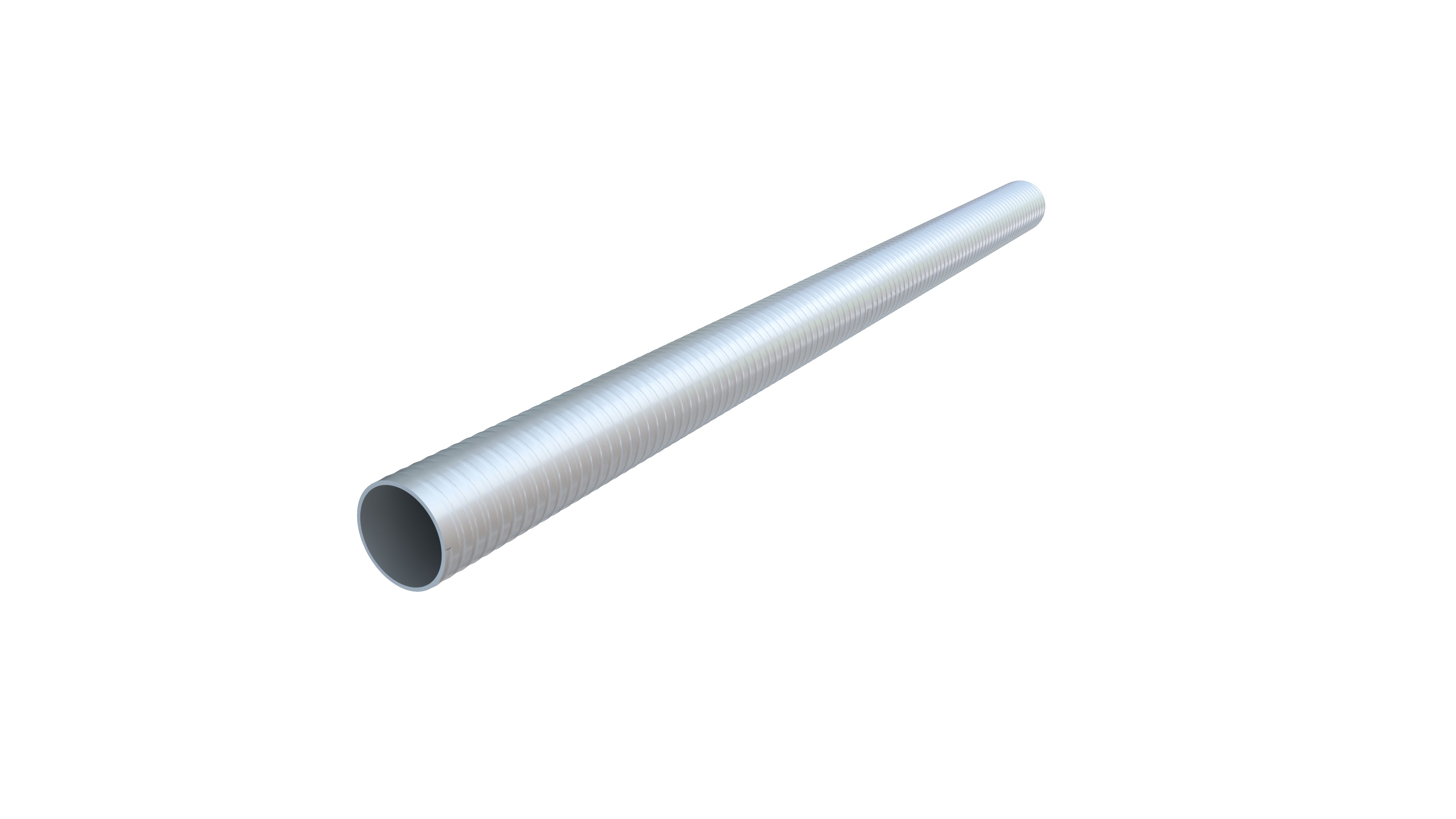 V-SYSTEM 40mm Silver Pipe 1m