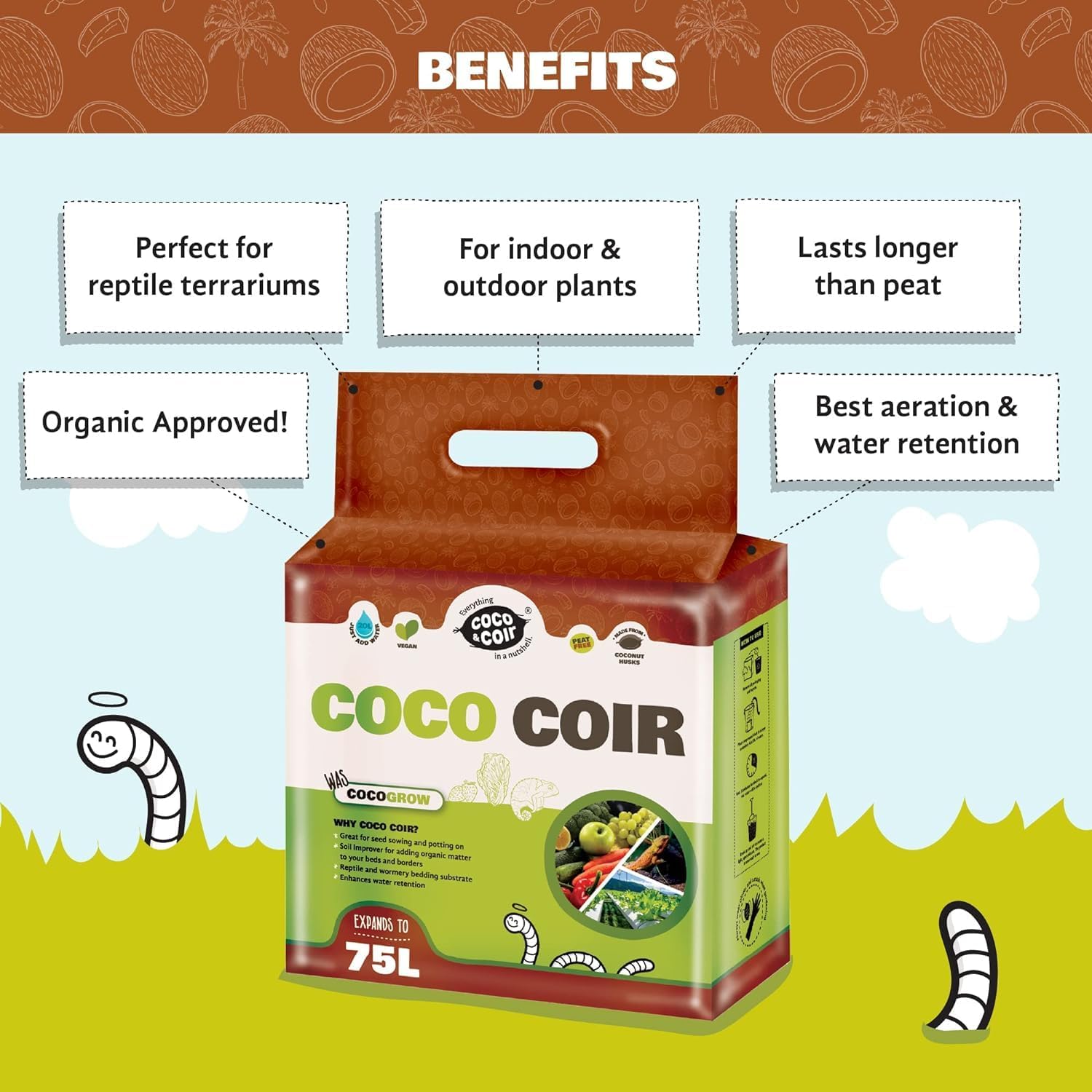 Coco Coir Compost 75L