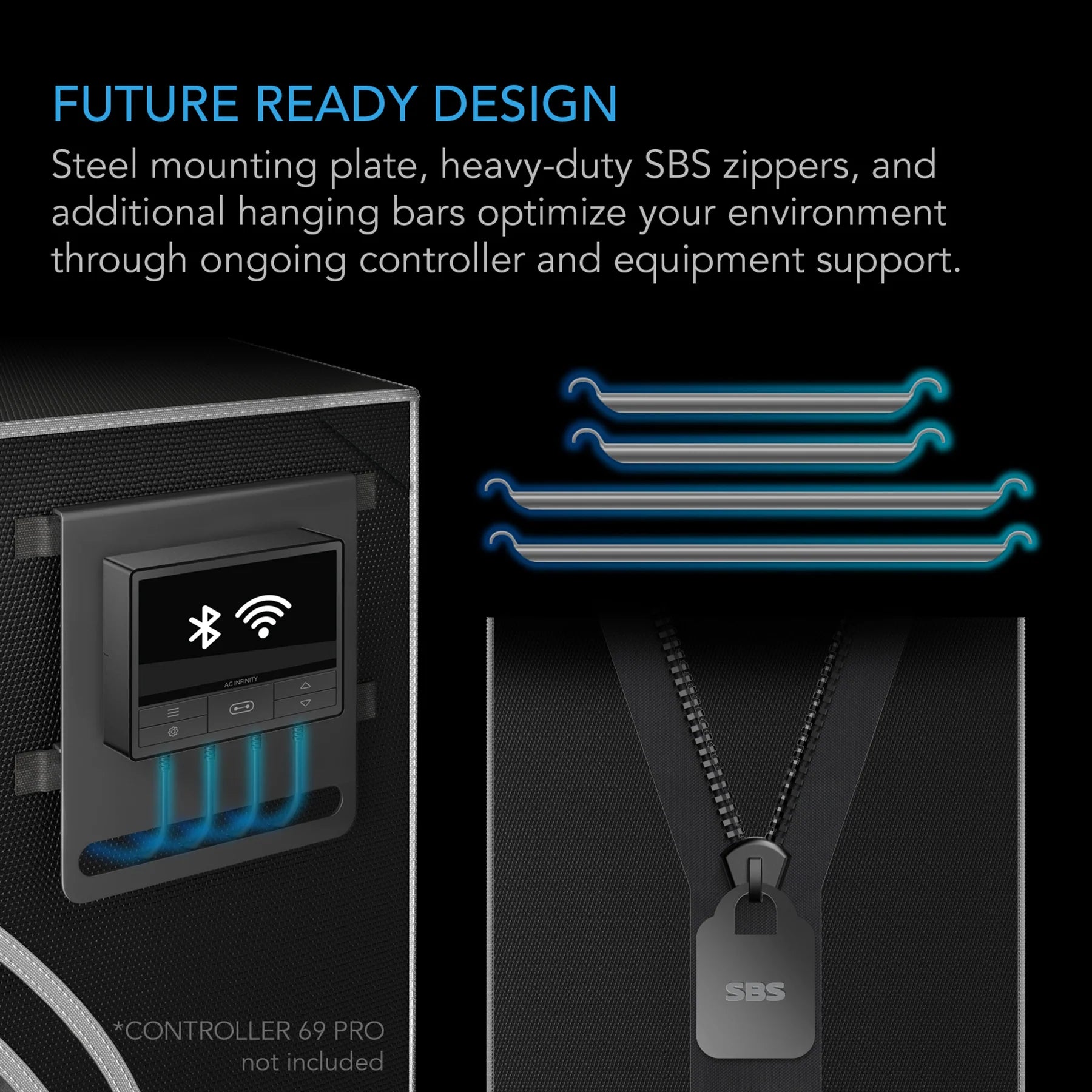 Cloudlab 894 Advance Grow Tent 8X4, 240 x 120 x 200 cm