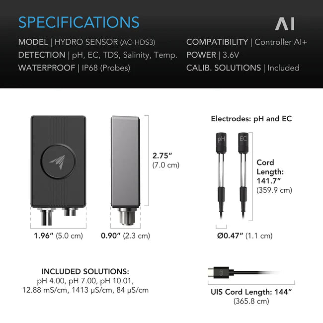 AC Infinity Hydro Sensor for Controller AI+