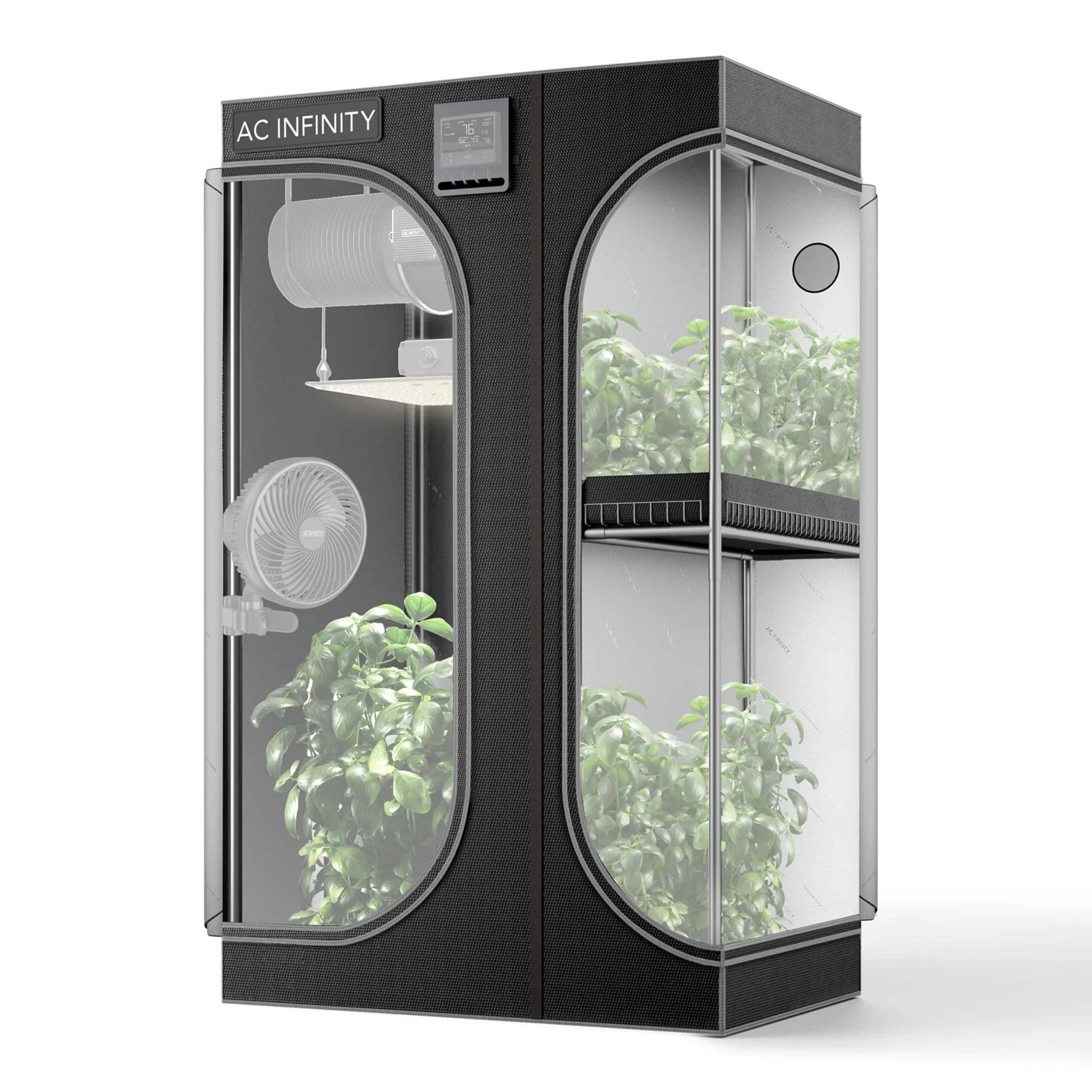 Cloudlab 632D, 2-In-1 Advance Grow Tent 3x2, 90 x 60 x 180 cm