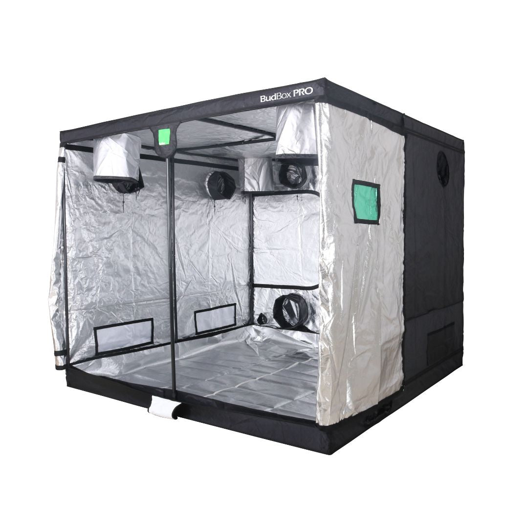 BudBox PRO TITAN 1 Plus-HL Tent 2.4m x 2.4m x 2.0m Silver/White