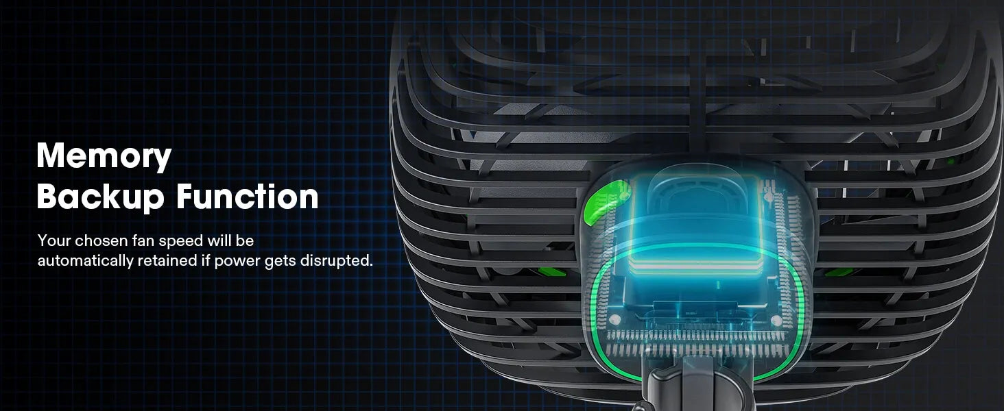 AeroWave D4, 4” Grow Tent Clip Fan with Detachable Hook