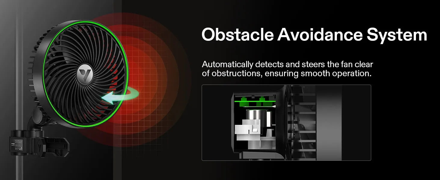 AeroWave E9 Premium Clip-on Fan