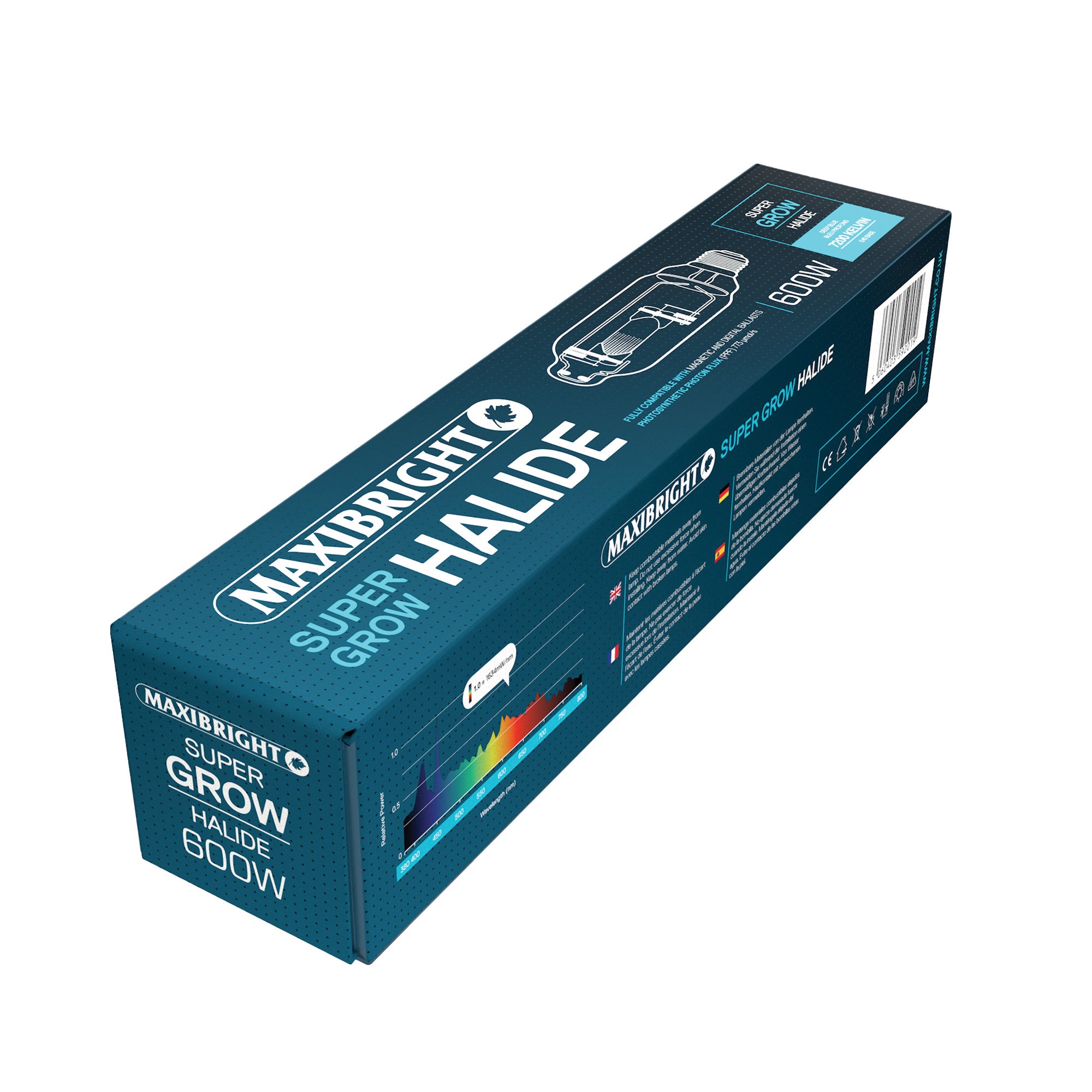 Maxibright Super Grow Metal Halide 600W Lamp