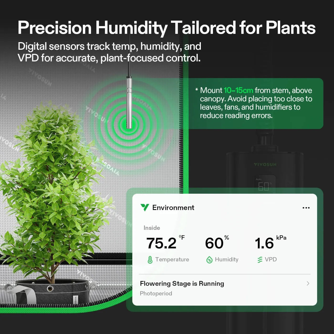 AeroStream H09 Humidifier with Enviro-Probe 9L tank