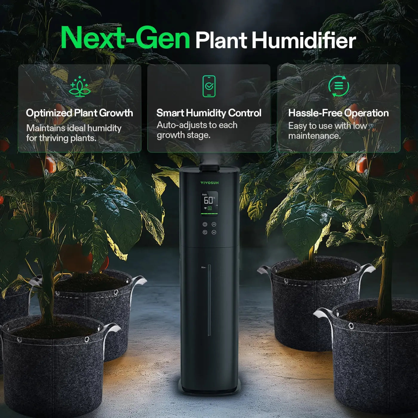 AeroStream H09 Humidifier with Enviro-Probe 9L tank