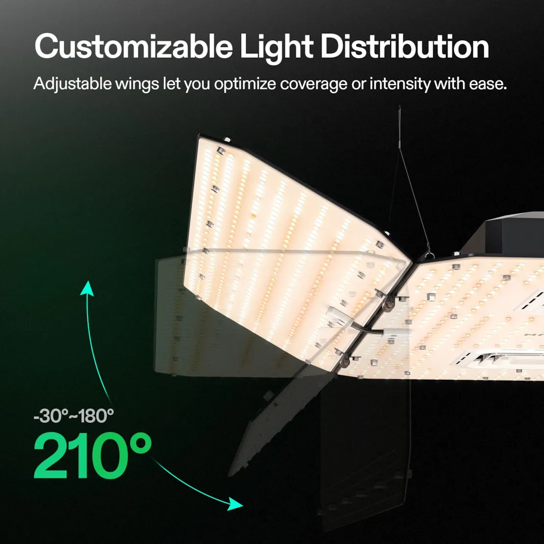 Vivosun AeroLight Wing 400w LED Tuneable Spectrum