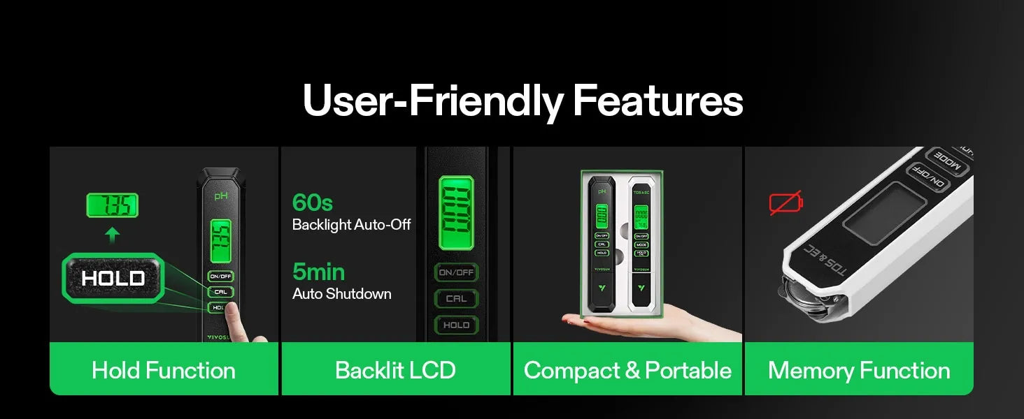 pH and TDS Meter Combo Pens