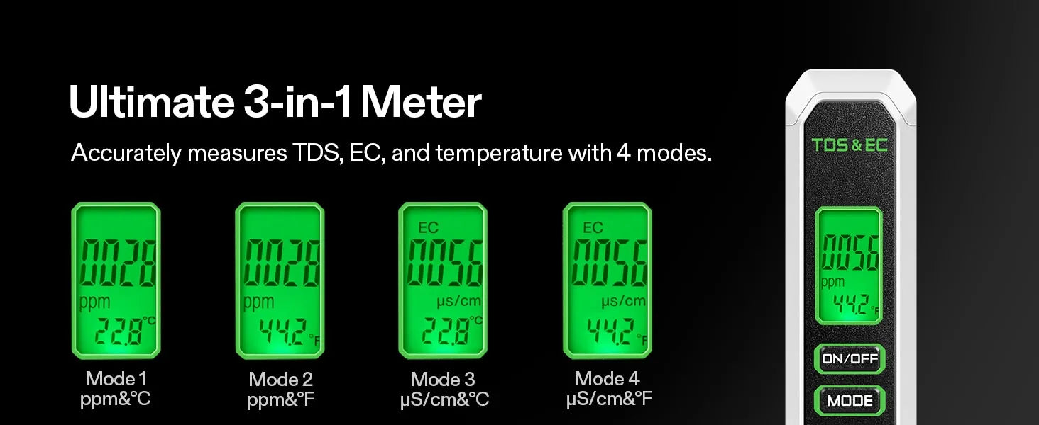 pH and TDS Meter Combo Pens