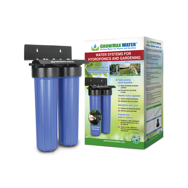 Growmax Pro Grow - 2000 litres / hour - 2-Stage Water Filter