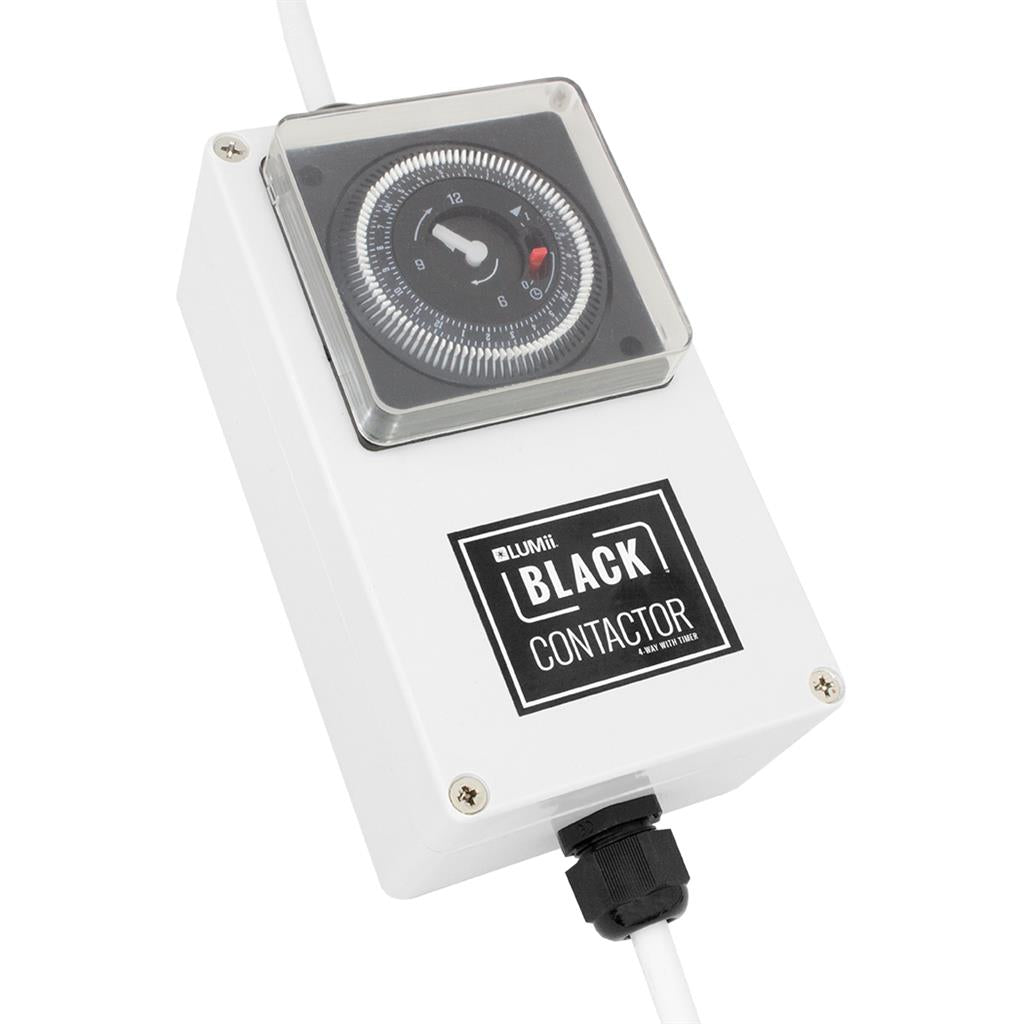 LUMii BLACK 4-Way Contactor Timer