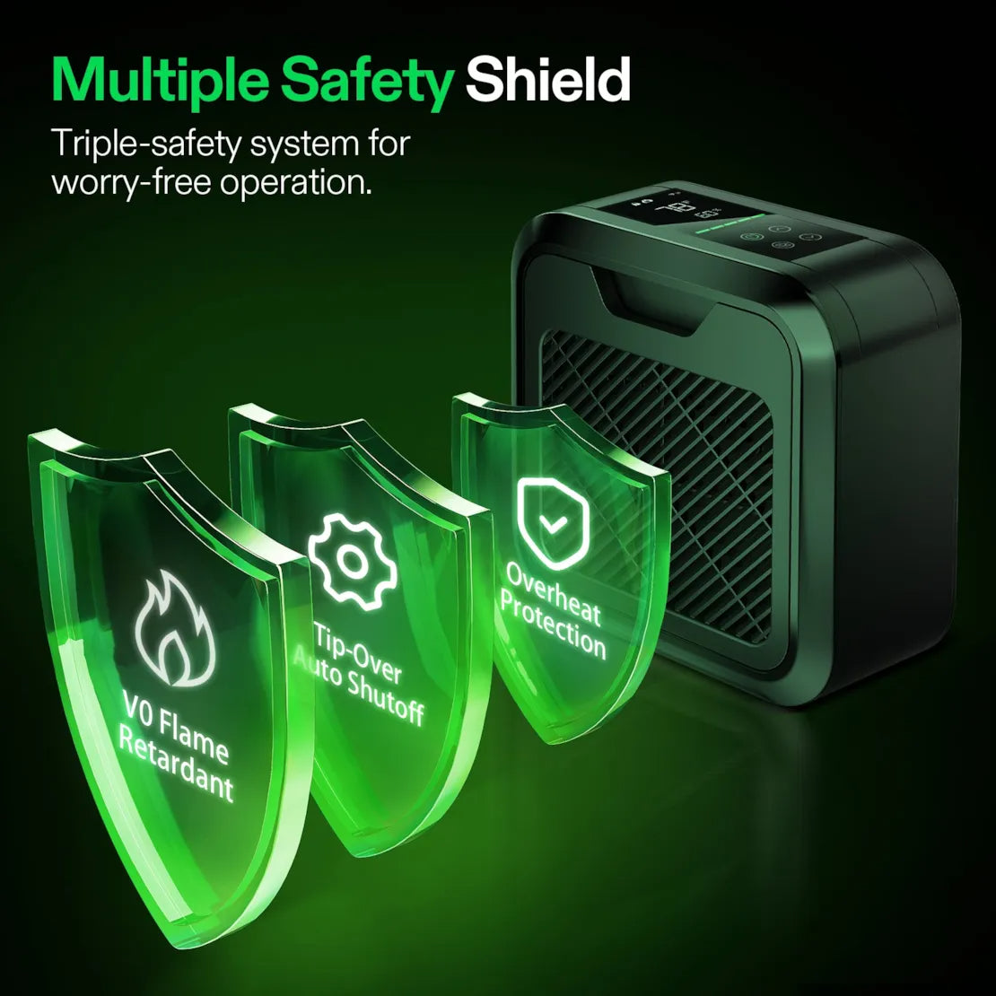 AeroFlux 700w Smart Heater with Enviro-Probe
