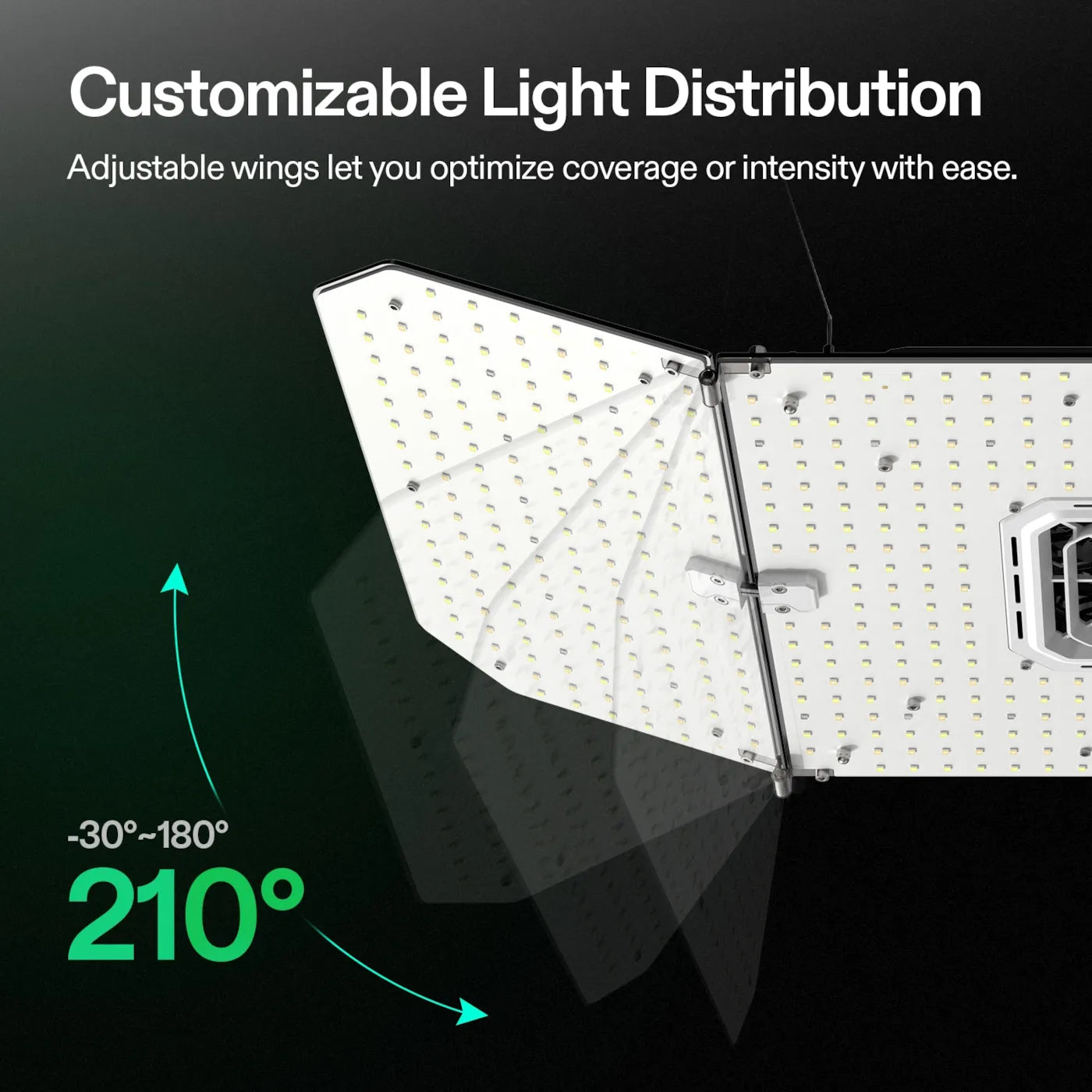 Vivosun AeroLight Wing 200w LED Tuneable Spectrum + E24A Kit