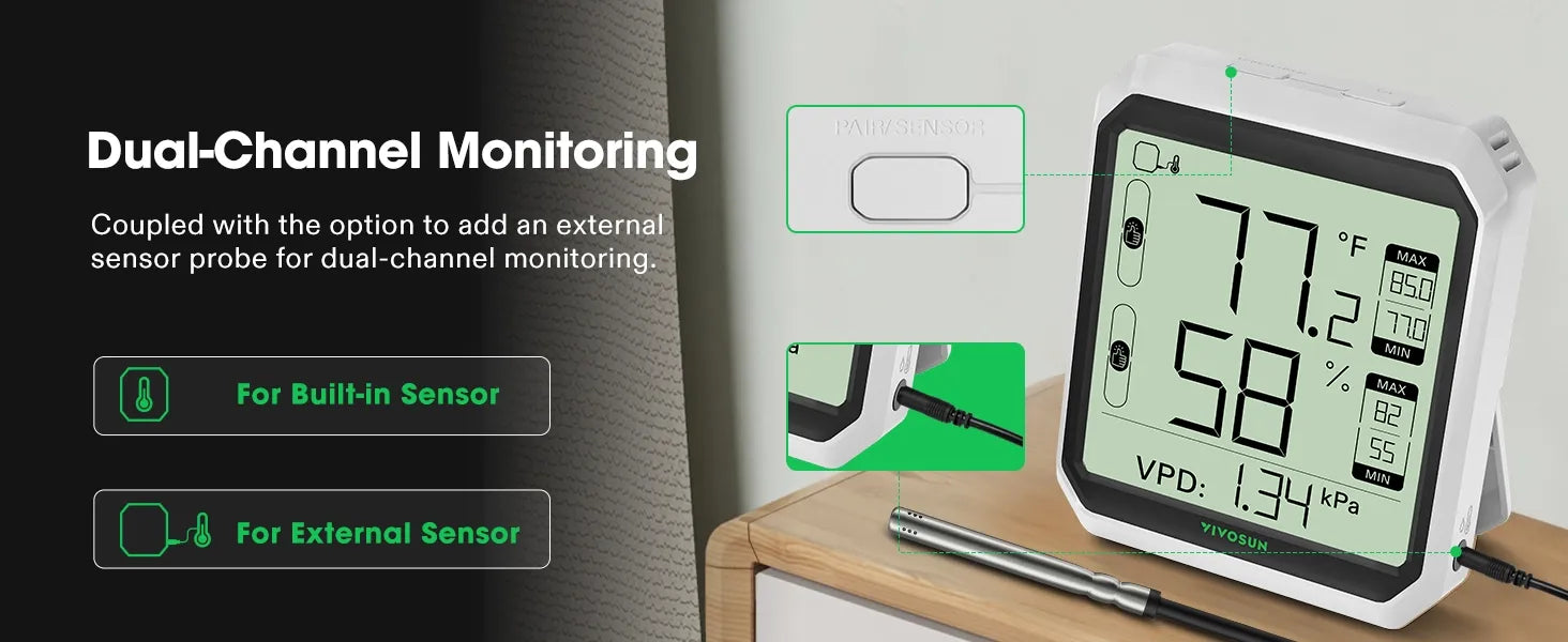 AeroLab THB1S Bluetooth Hygrometer Thermometer