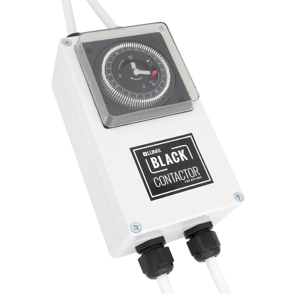 Contactor Timeri LUMii BLACK 8-Way Contactor Timer
