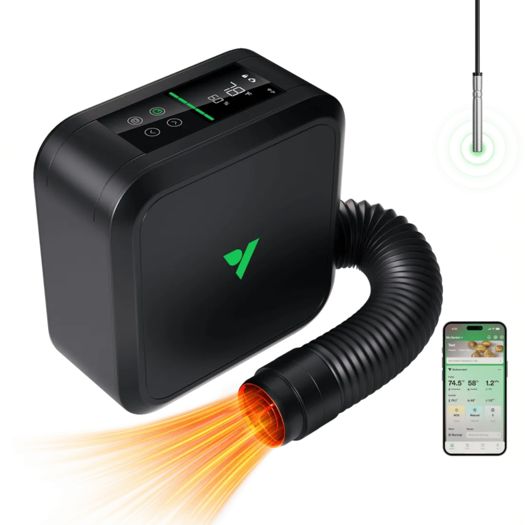AeroFlux 700w Smart Heater with Enviro-Probe