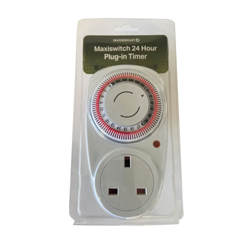 Maxibright Maxiswitch 24 Hour Plug In Timer