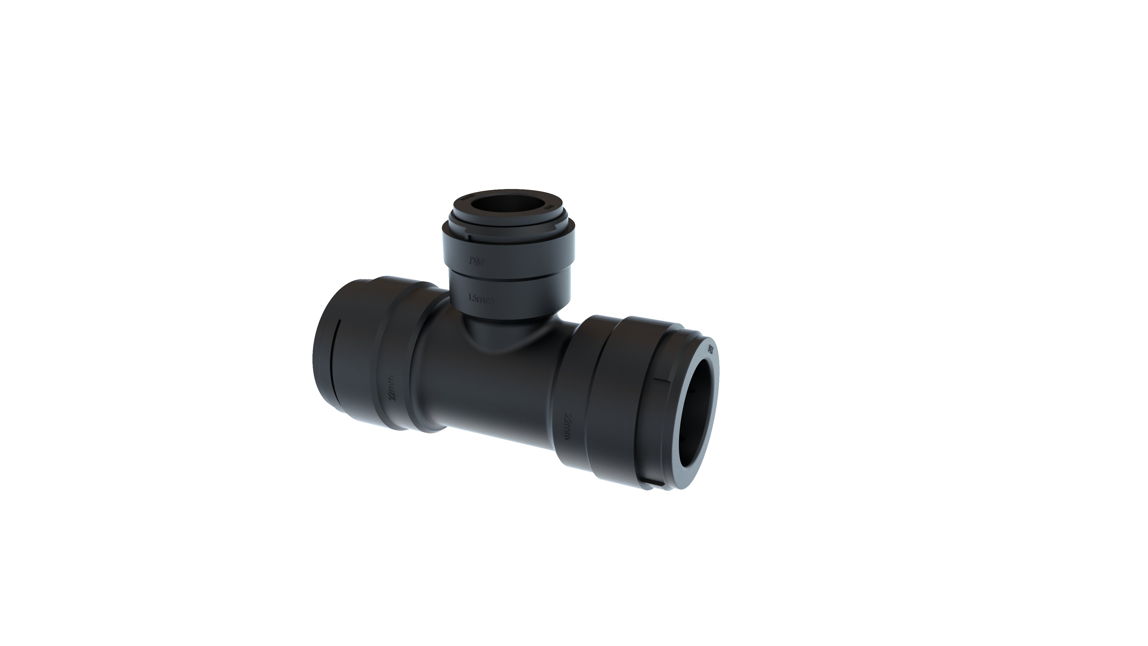 V-SYSTEM Push Fit Tee 22-15mm