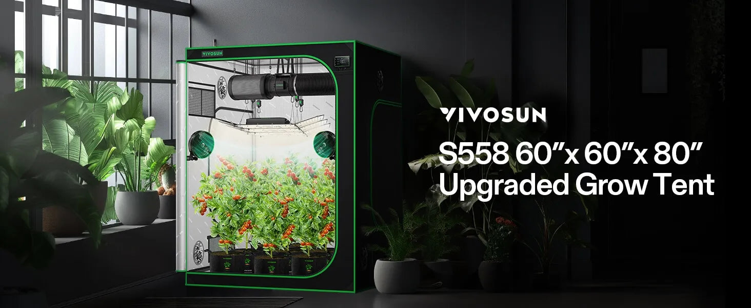 VIVOSUN Tent 1.5m x 1.5m x 2m (H) – 19mm