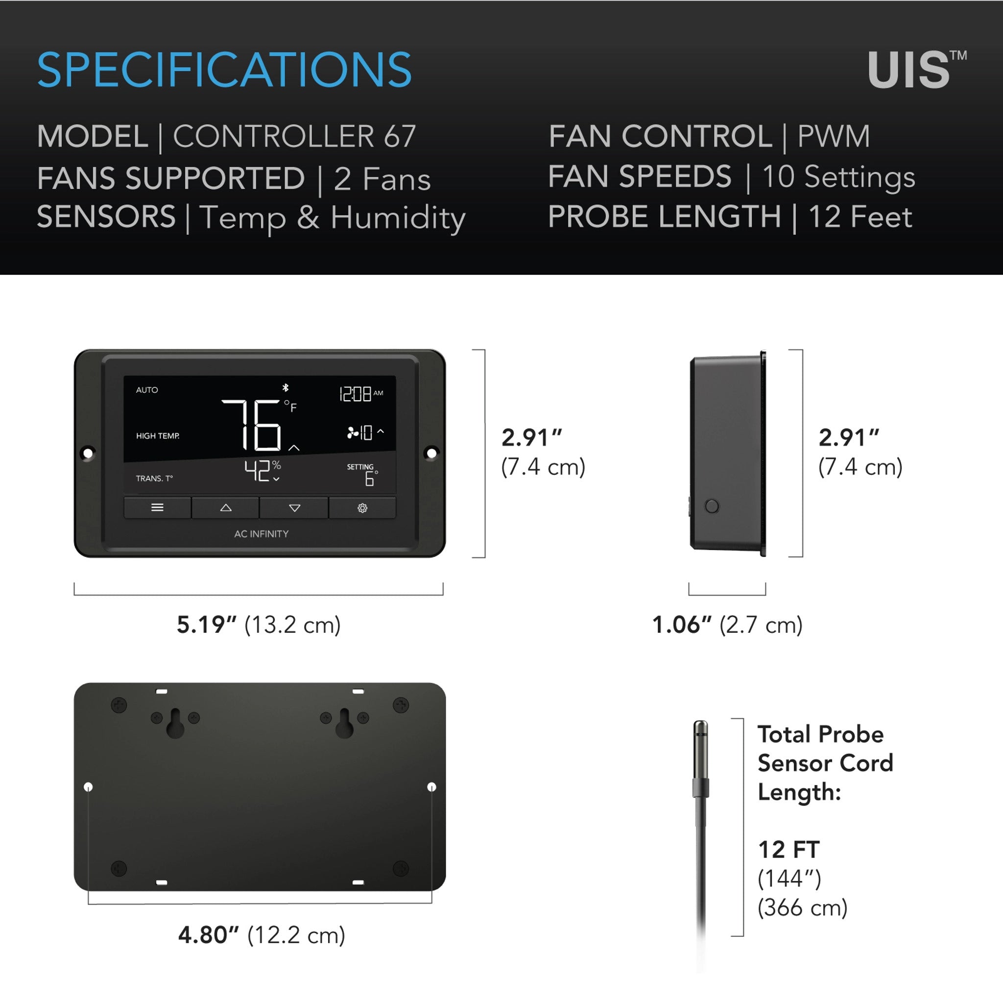 AC Infinity UIS Controller 67