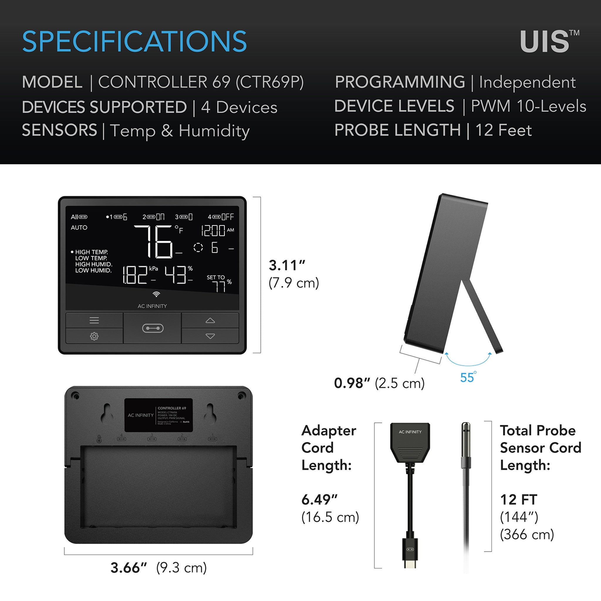 AC Infinity UIS Controller 69 Pro