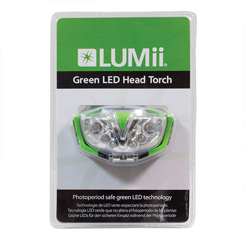lumii green led torch front